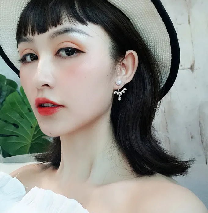 Stylish Frosted Hoop Earrings - Catch Cards