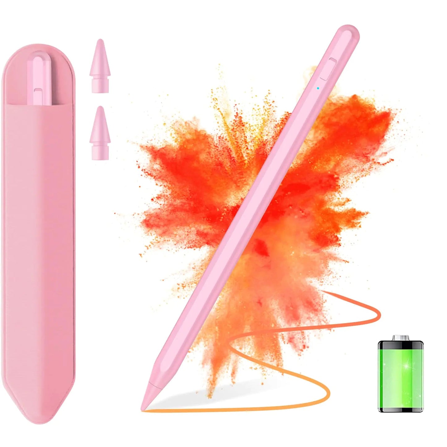 Stylus Pen for iPad 2018 - 2024 with Palm Rejection, Apple Pencil for Apple iPad 10th/9th/8th/7th/6th Gen, iPad Pro 11/12.9 inch, New iPad Air 2024 11&13 - inch(M2) /5th/4th/3th Gen, iPad Mini 6th/5th Gen - Catch Cards