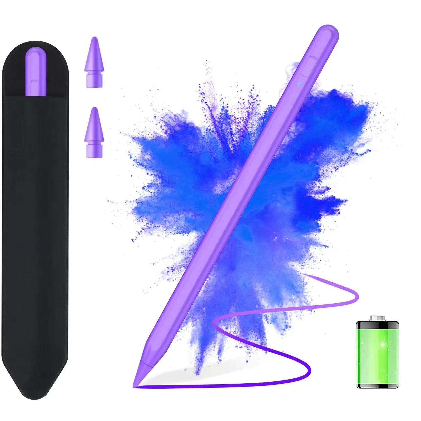 Stylus Pen for iPad 2018 - 2024 with Palm Rejection, Apple Pencil for Apple iPad 10th/9th/8th/7th/6th Gen, iPad Pro 11/12.9 inch, New iPad Air 2024 11&13 - inch(M2) /5th/4th/3th Gen, iPad Mini 6th/5th Gen - Catch Cards