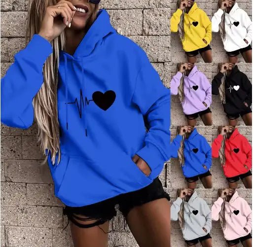 Sudadera con Capucha de Terciopelo para Mujer - Catch Cards