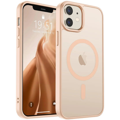 SUPFINE Magnetic for iPhone 15 Plus Case & iPhone 14 Plus Case(Compatible with MagSafe)(10 FT Military Grade Drop Protection) Slim Translucent Shockproof with Anti - Fingerprint Phone Case,Black - Catch Cards