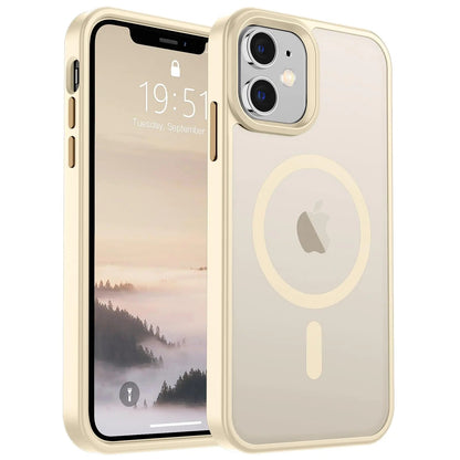 SUPFINE Magnetic for iPhone 15 Plus Case & iPhone 14 Plus Case(Compatible with MagSafe)(10 FT Military Grade Drop Protection) Slim Translucent Shockproof with Anti - Fingerprint Phone Case,Black - Catch Cards