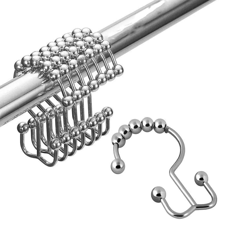 Stainless Steel Mountain-shaped Ball Curtain Hook WEM Support (www.WEM.support)