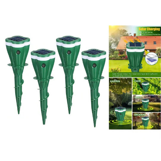 Repelente Solar para Roedores e Cobras para Áreas Externas