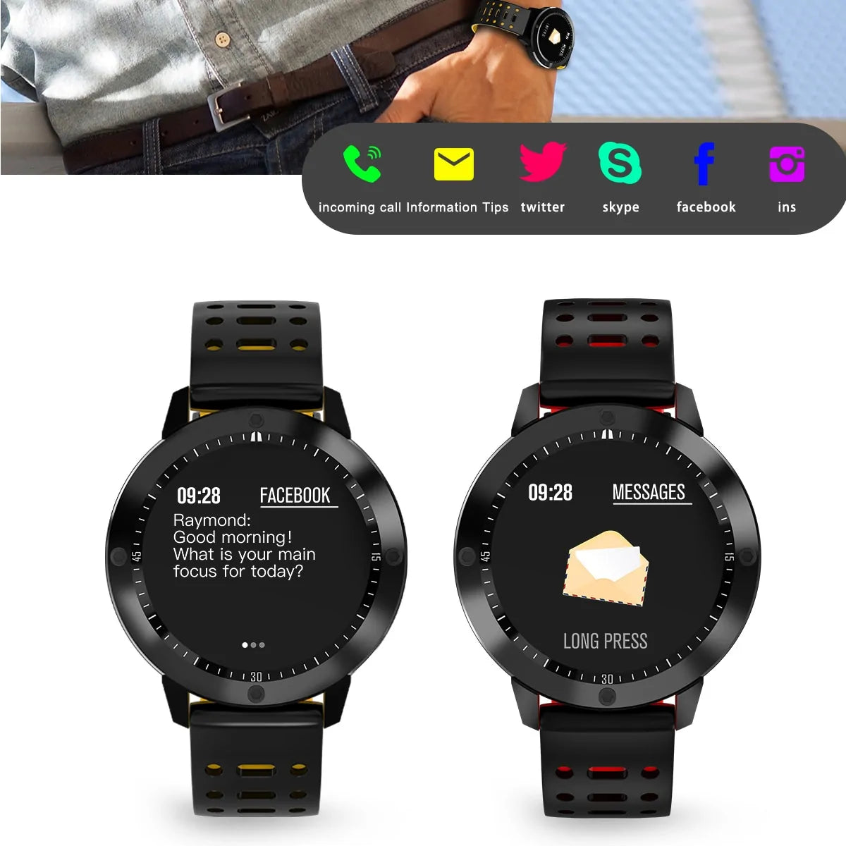 Waterproof Smart Fitness Tracker WEM Support (www.WEM.support)
