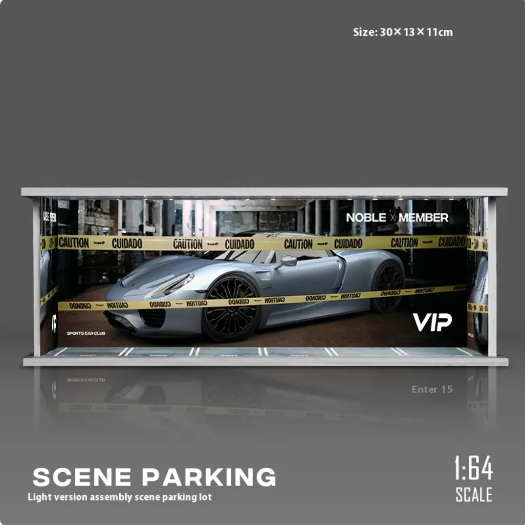 Miniature Parking Lot Display Shelf WEM Support (www.WEM.support)