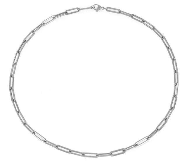 Paperclip Stainless Steel Necklace HejK.com