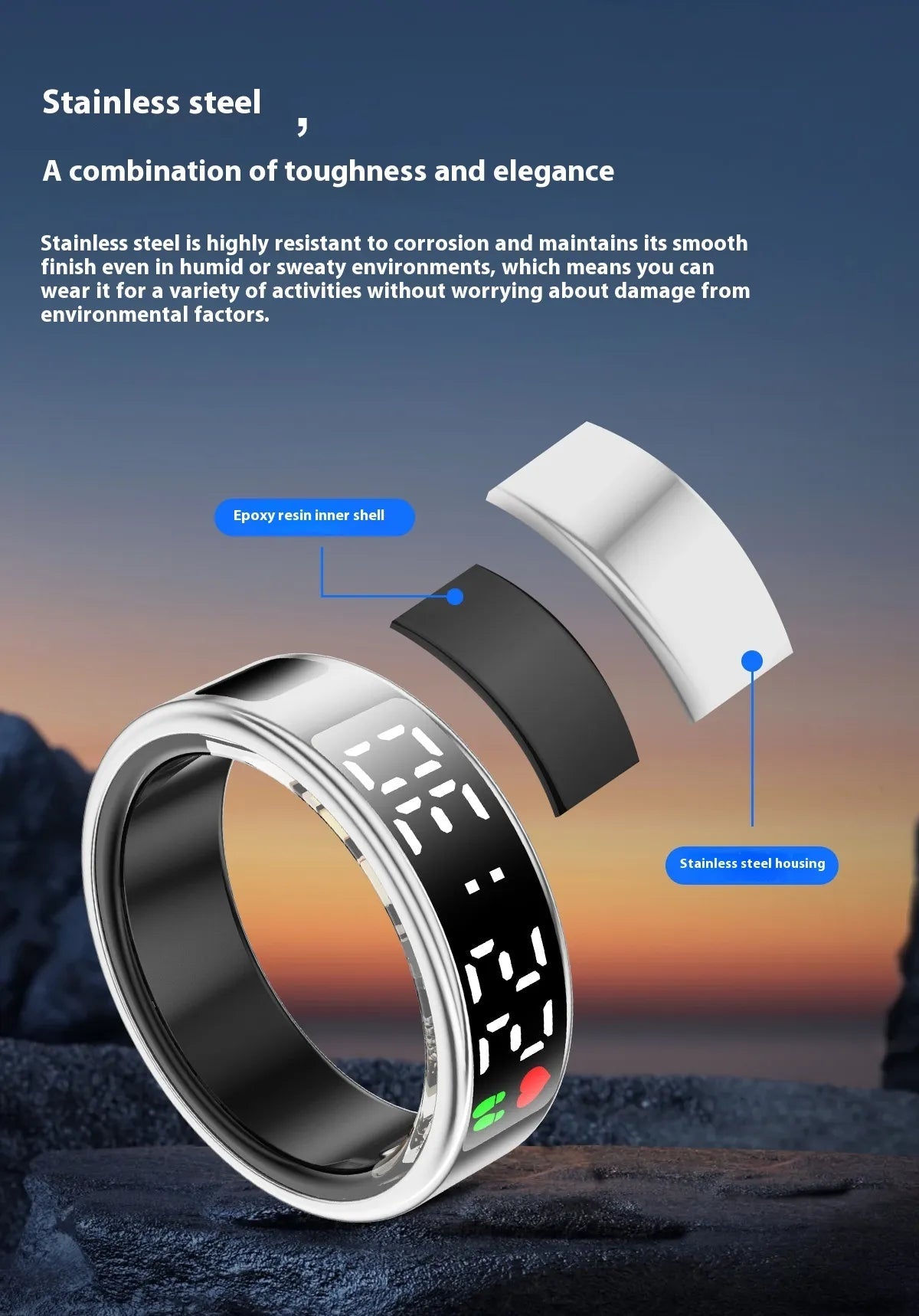 Smart Touchscreen Flip Ring HejK.com