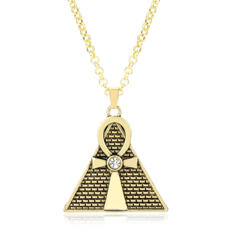 Egypt Pyramid Pendant Necklaces WEM Support (www.WEM.support)