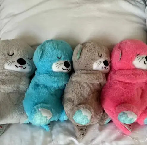 Urso de Pelúcia Companheiro de Sono para Bebês com Música e Luz WEM Support (www.WEM.support)