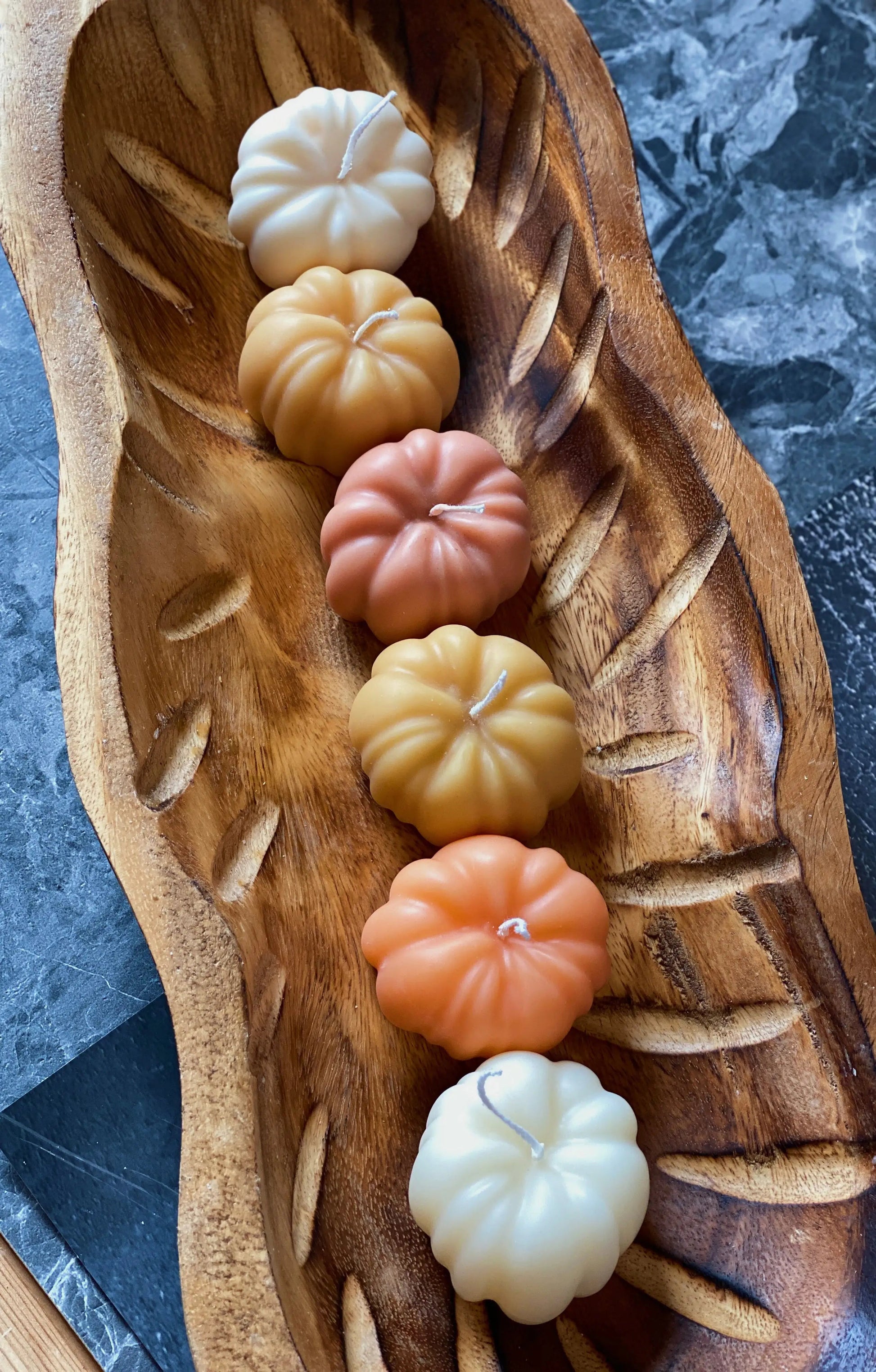 Autumn Pumpkin Handmade Soy Wax Candle WEM Support (www.WEM.support)