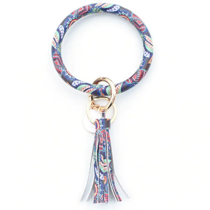 Pure Leather Tassel Pendant Bracelet