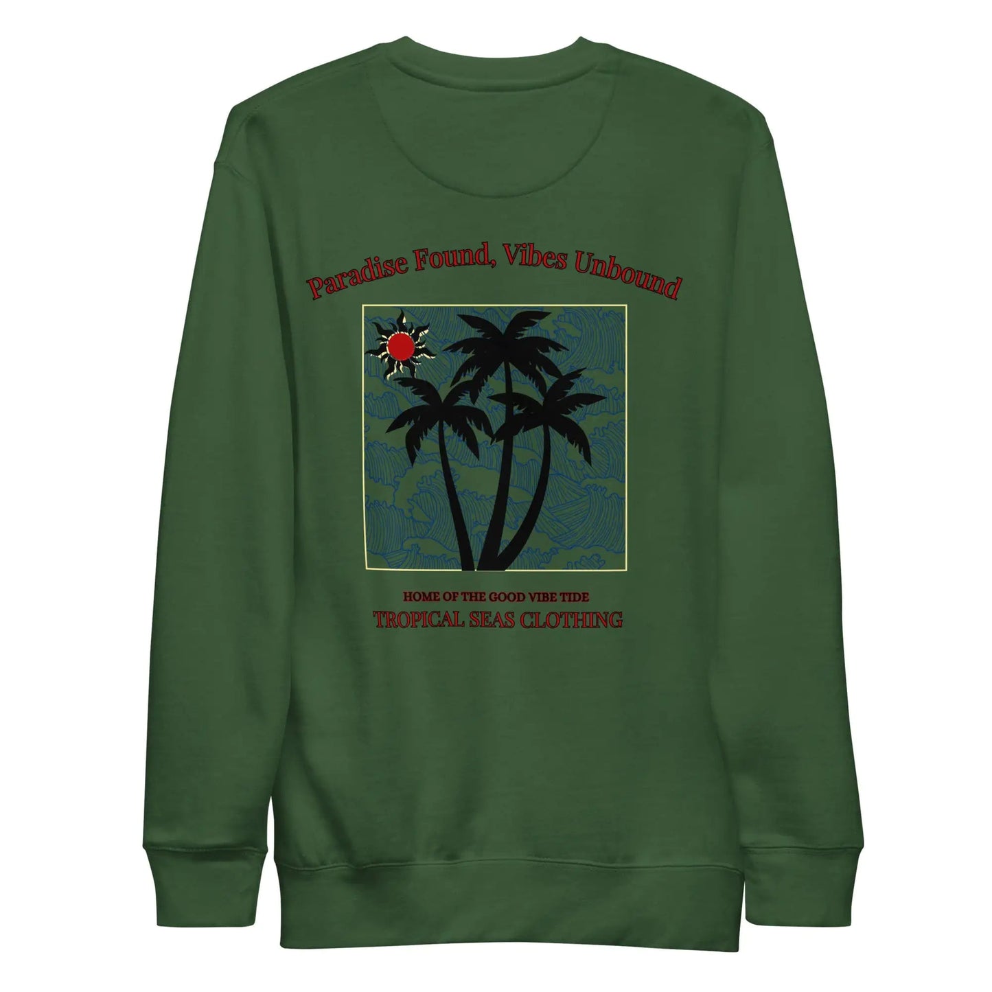 Premium Sunset Palms Sweatshirt WEM Support (www.WEM.support)