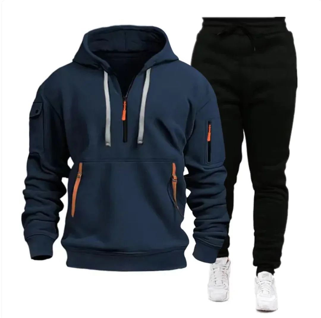 Men's Multi-Pocket Hoodie WEM Support (www.WEM.support)