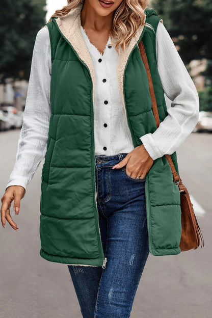 Double-Sided Hooded Cotton Jacket Vest WEM Support (www.WEM.support)