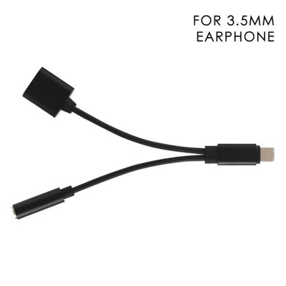 Adaptador Dual de Música e Carregamento WEM Support (www.WEM.support)