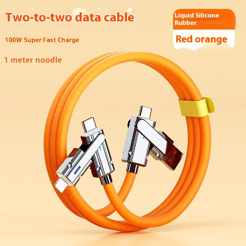 4-in-1 Fast Charging Data Cable WEM Support (www.WEM.support)