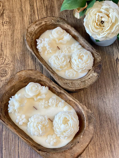 Botanical Garden Scented Dough Bowl Candle WEM Support (www.WEM.support)