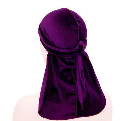 Unisex Velvet Long Tail Beanie WEM Support (www.WEM.support)