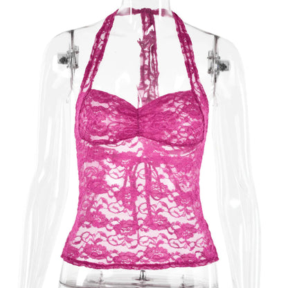 Lace Splice Halter Top WEM Support (www.WEM.support)