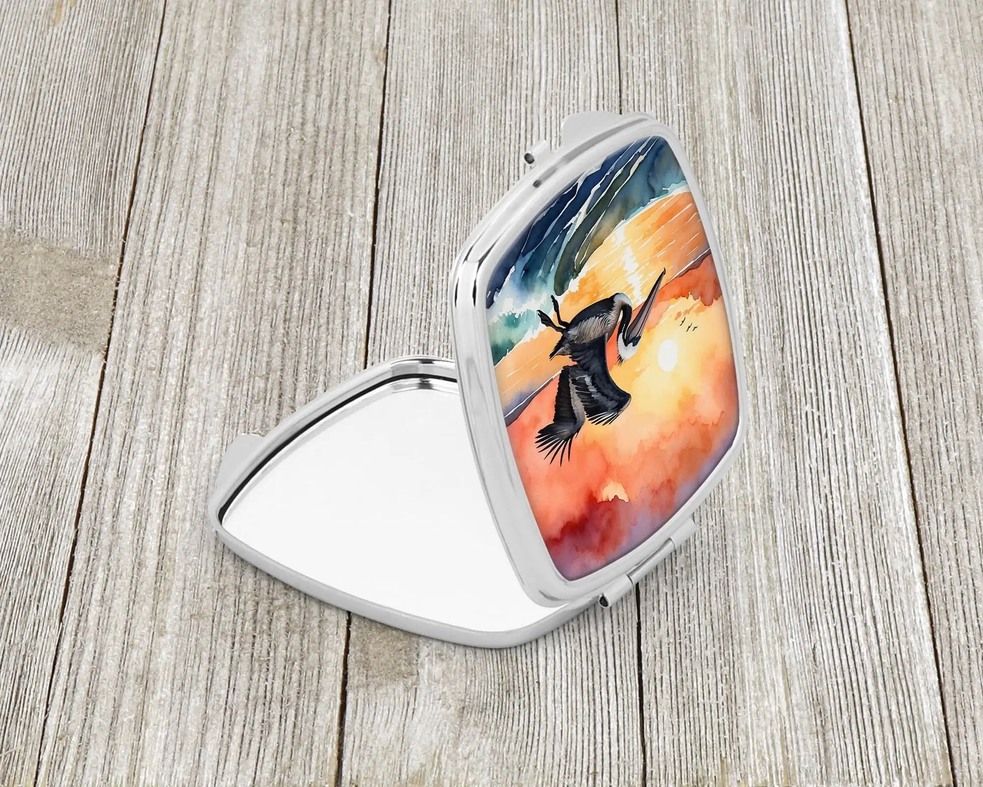 Pelican Fiery Sunset Compact Mirror WEM Support (www.WEM.support)