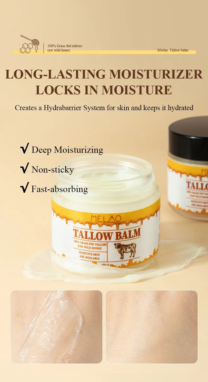 Tallow Skin Cream 60g Anti - wrinkle Moisturizing - Catch Cards