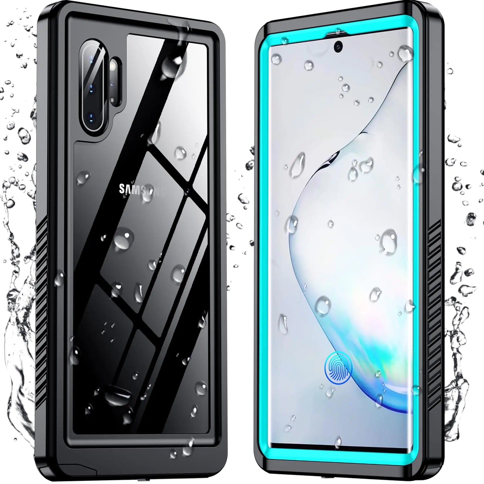 Temdan Crystal Clear Designed for Samsung Galaxy S23 Case,[Anti - Yellowing][Military Grade Drop - Proof] Slim Fit Soft TPU + PC Shockproof Case - Clear - Catch Cards