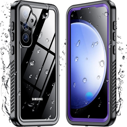 Temdan Crystal Clear Designed for Samsung Galaxy S23 Case,[Anti - Yellowing][Military Grade Drop - Proof] Slim Fit Soft TPU + PC Shockproof Case - Clear - Catch Cards