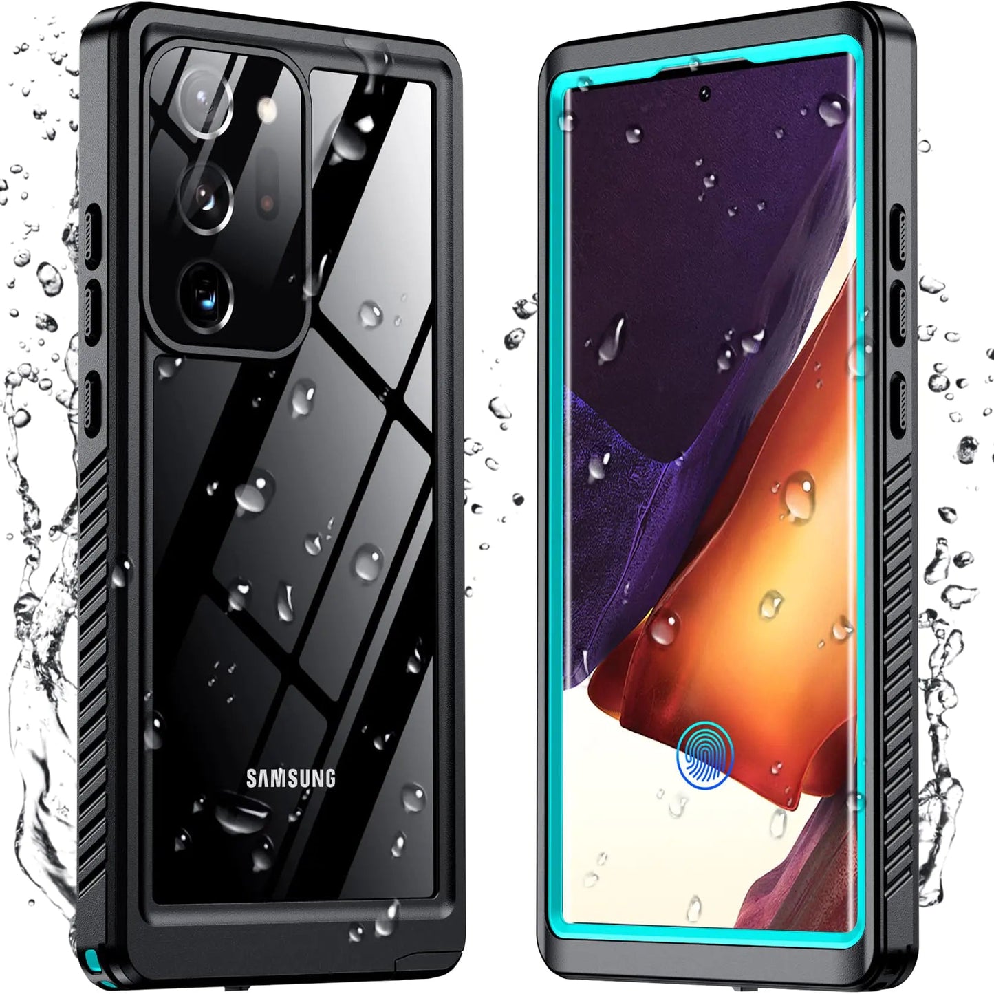 Temdan Crystal Clear Designed for Samsung Galaxy S23 Case,[Anti - Yellowing][Military Grade Drop - Proof] Slim Fit Soft TPU + PC Shockproof Case - Clear - Catch Cards