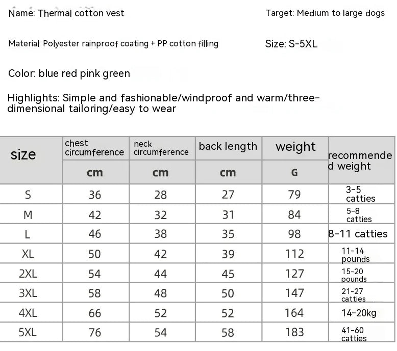 The Dog Face Outfit - Waterproof Winter Pet Coat - Catch Cards