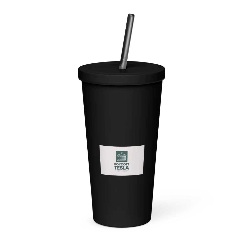 Thermal Cup with Straw - Catch Cards