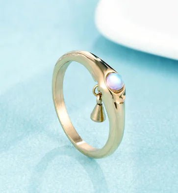 Three - Dimensional Minimalist Pearl Titanium Steel Ring - Catch Cards