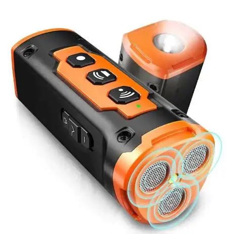 Three - Head Ultrasonic High - Power Dog Repellent with Spray - Catch Cards