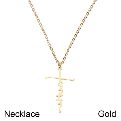 Fashion Faith Stainless Steel Pendant WEM Support (www.WEM.support)