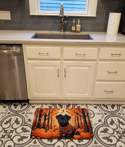 Affenpinscher Fall Memory Foam Kitchen Mat WEM Support (www.WEM.support)