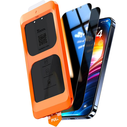 TOCOL for iPhone 13 Screen Protector [9H Hardness] [Military Grade Shatterproof] HD Tempered Glass Full Coverage Easy Installation 2 Pack - Catch Cards