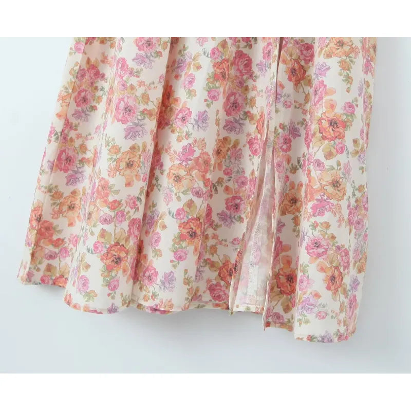 Vestido Feminino com Alças Florais HejK.com