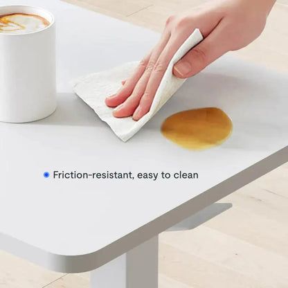 Standing Scroll Table With Hidden Wheels Side Table Height-adjustable Bed Table WEM Support (www.WEM.support)