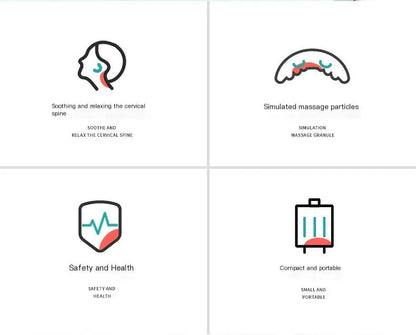 Travesseiro de Tração e Massagem Cervical - Catch Cards
