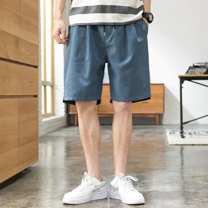 Trendy Loose Korean Style Five - Point Pants - Catch Cards