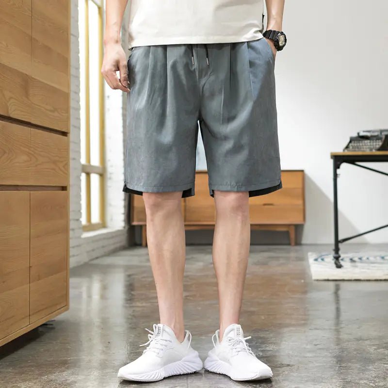 Trendy Loose Korean Style Five - Point Pants - Catch Cards