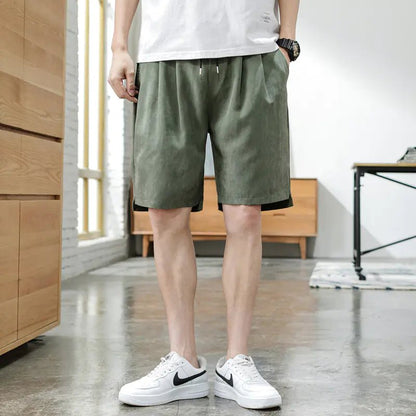 Trendy Loose Korean Style Five - Point Pants - Catch Cards