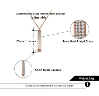 Trendy Zircon Inlaid Pendant - Catch Cards