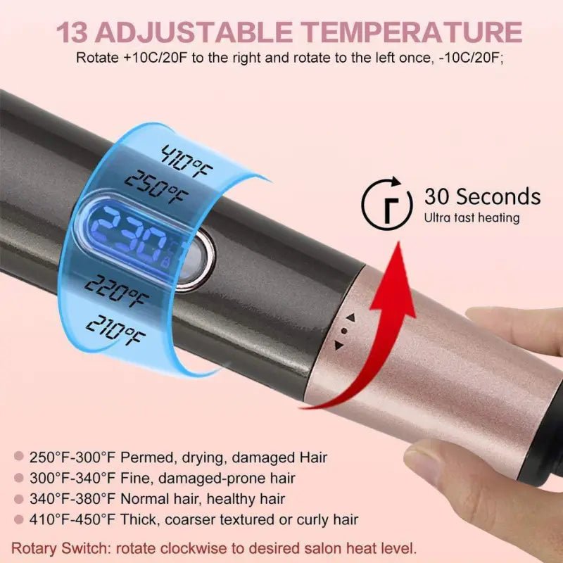 Twisted Curling Comb And Straightener Dual Purpose - Catch Cards