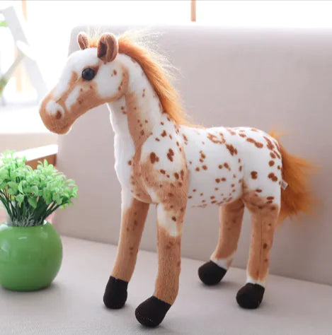 30-60cm Plush Zebra Toy – Realistic Simulation Horse Stuffed Animal WEM Support (www.WEM.support)