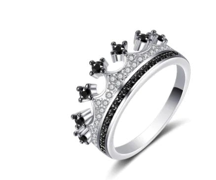 Two - tone Heart Shaped Zircon Ring - Catch Cards