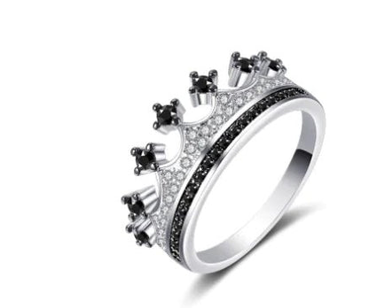 Two - tone Heart Shaped Zircon Ring - Catch Cards