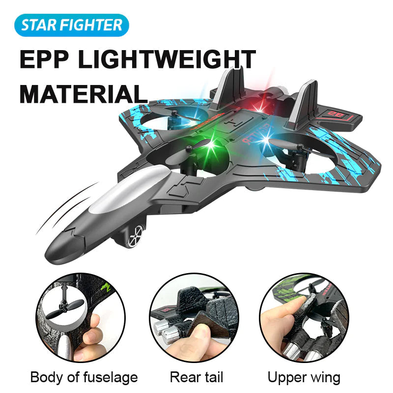 Impact-Resistant Foam Drone with Colorful Lights HejK.com Marketplace LLC