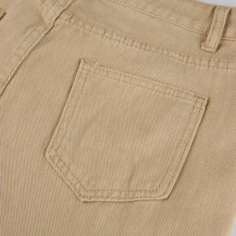 Spice Girl Style High Waist Slim Jeans Bell Bottoms WEM Support (www.WEM.support)