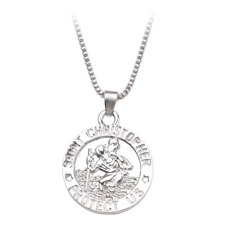 Saint Christopher Necklace WEM Support (www.WEM.support)